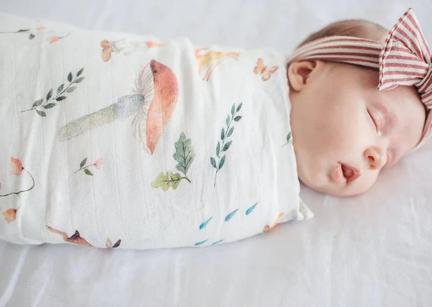 Woodland Gnome - Muslin Swaddle