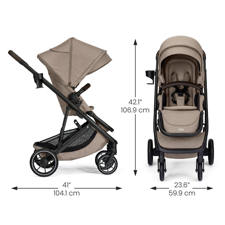 Britax Prism Full-Size Travel System with Willow S Infant Car Seat + Alpine Base