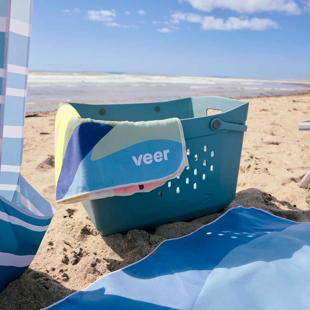 Veer Beach Tote - Blue Beryl