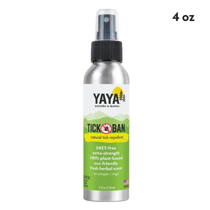 YAYA Organics Tick Ban Repellent Spray - 4 oz.