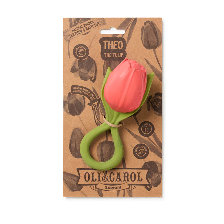 Oli & Carol Theo the Tulip Natural Teether