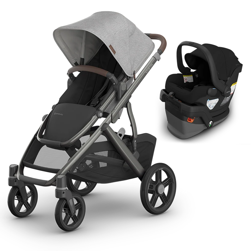 Uppa Baby Beau Vista V3 Travel System - Stroller + Car Seat