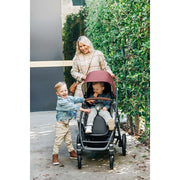 UPPAbaby VISTA V2 Double Stroller Bundle with Rumble Seat V2 - Lucy