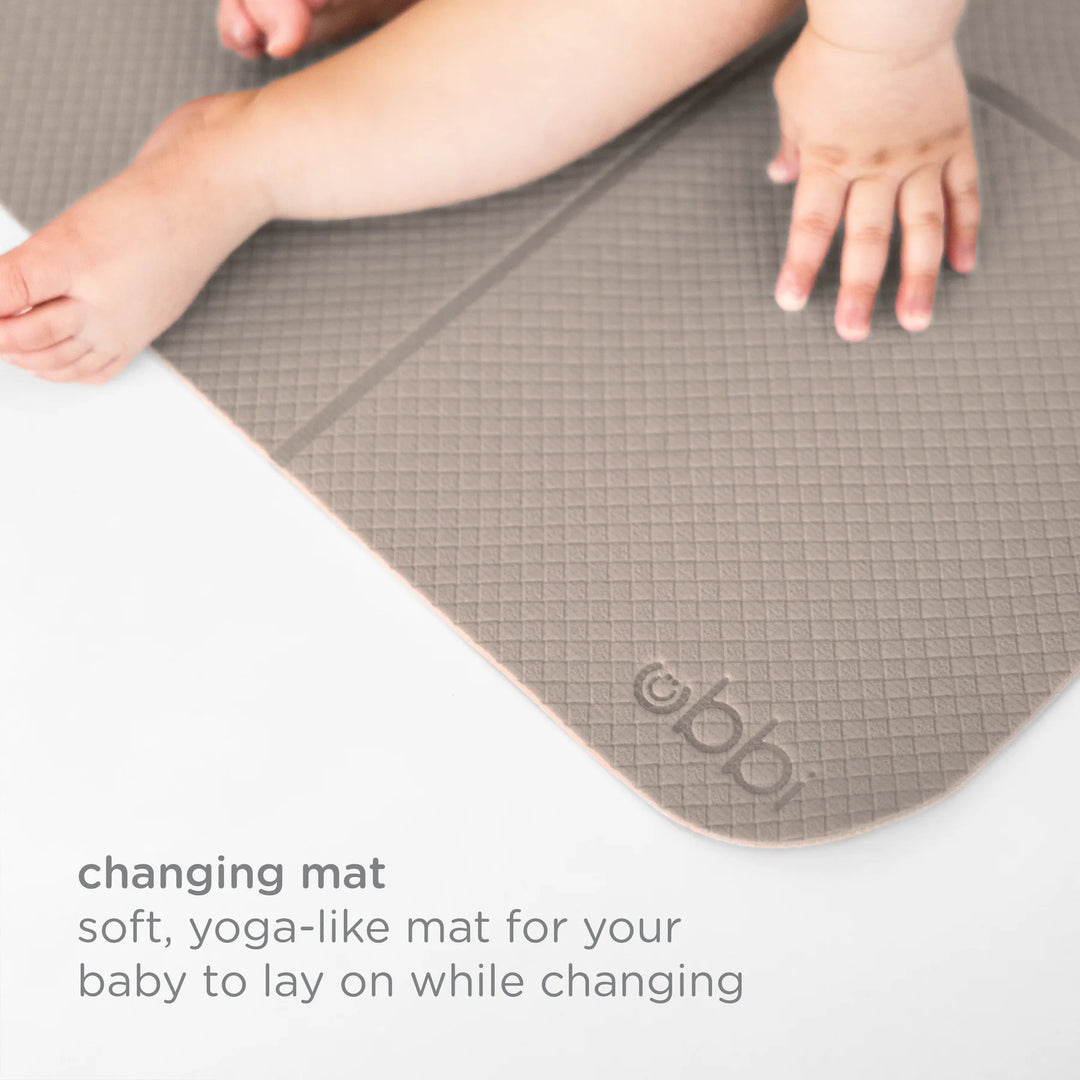 Ubbi - Taupe On-The-Go Changing Mat