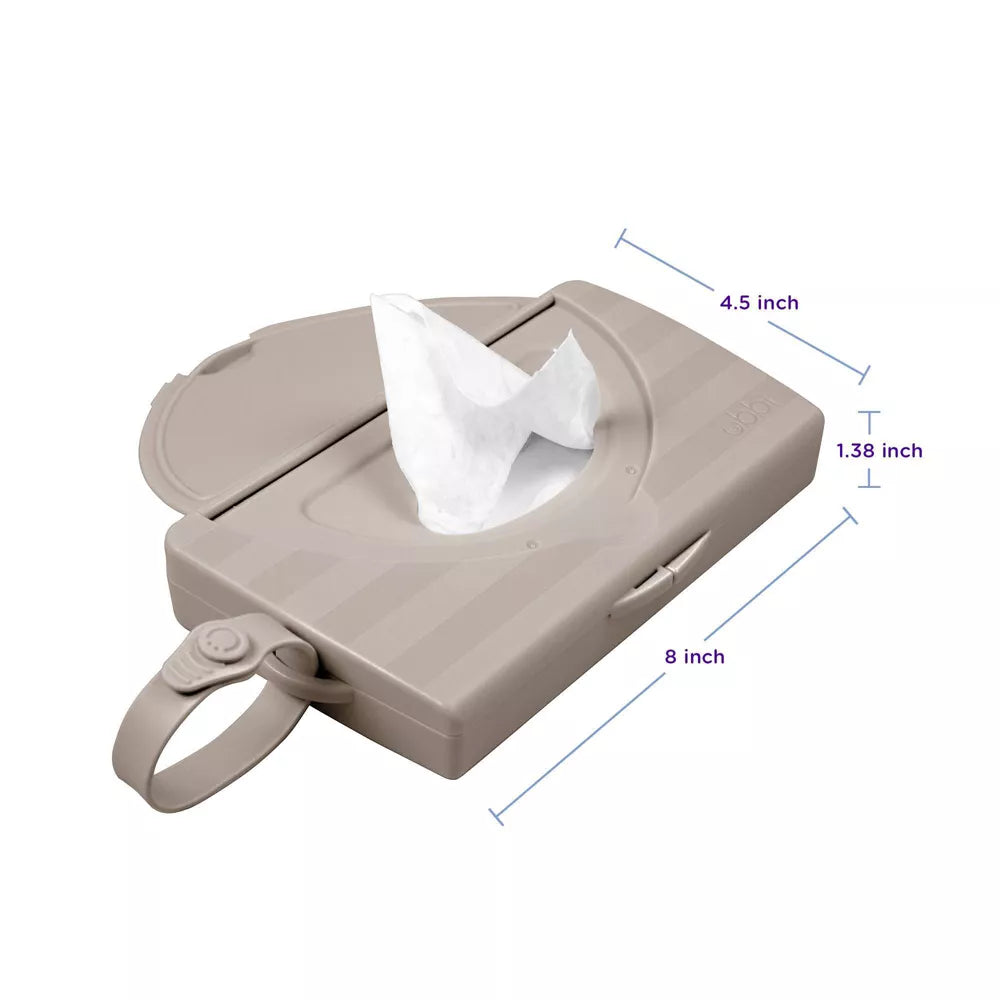 Ubbi On-The-Go Wipes Dispenser - Taupe