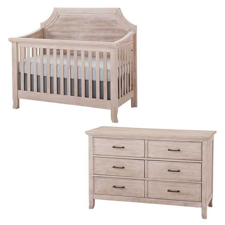 IN STOCK Stella Baby Remi Crib + Double Dresser + Nightstand