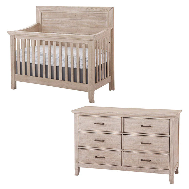 IN STOCK Stella Baby Remi Crib + Double Dresser + Nightstand