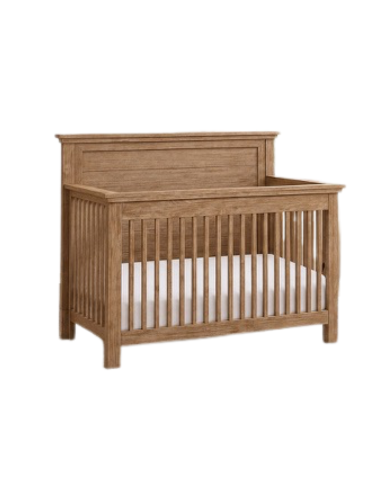 Baby Cache Lecco Flat-Top Crib in Brownstone