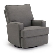 Best Chairs Ellie Swivel Glider Recliner- 21553C Charcoal