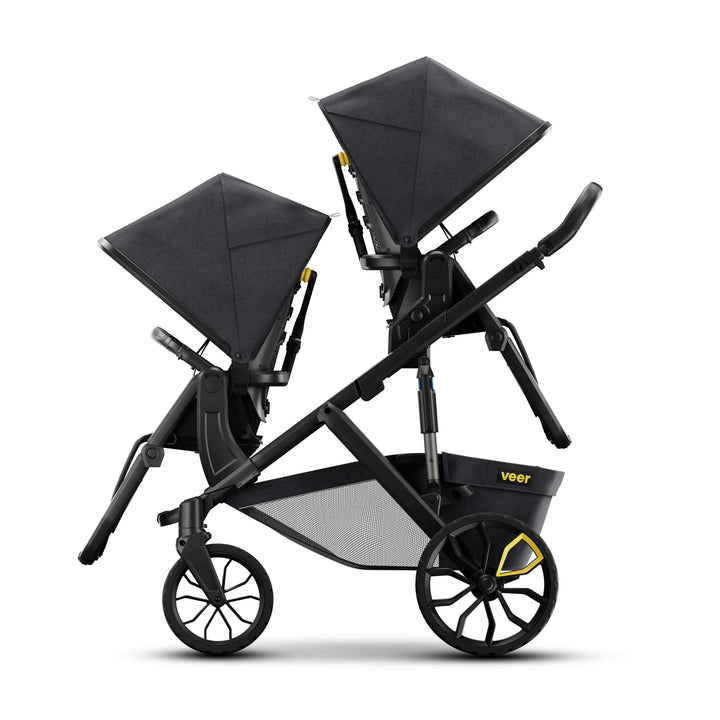 Veer Switch&Roll Luxe - Single to Double Stroller Bundle with Leather Kit