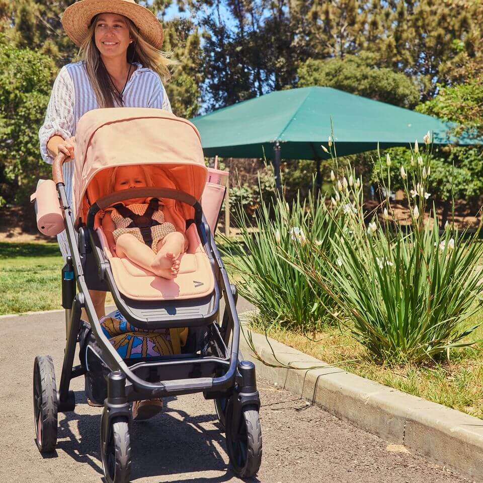 Veer Switch&Roll Luxe - Single to Double Stroller Bundle with Leather Kit