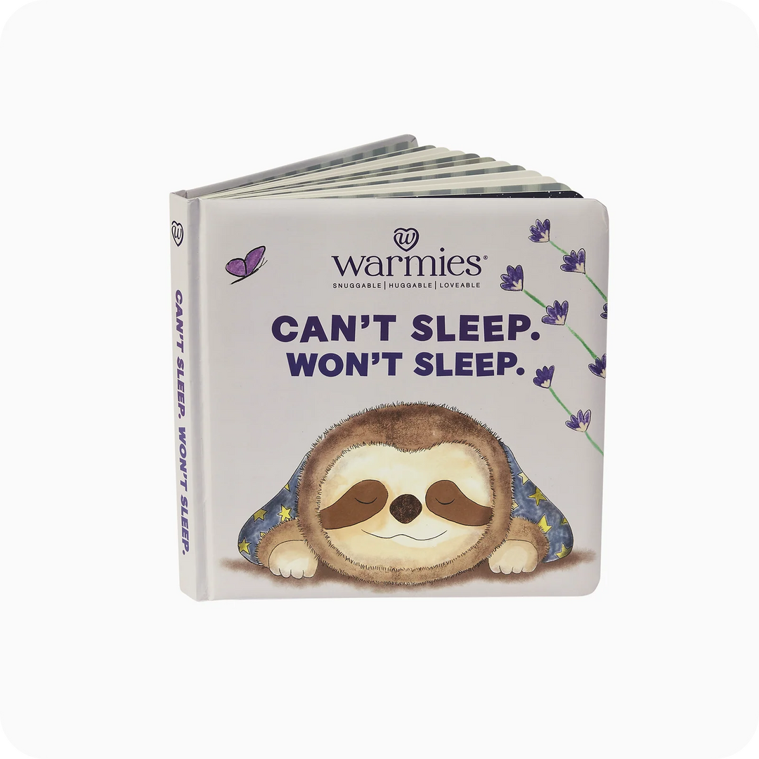 Warmies Can't Sleep. Won't Sleep. -  Board Book