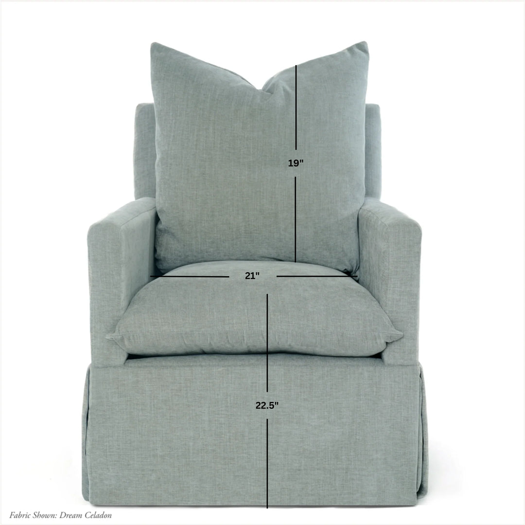 Zoey Swivel Nursery Glider