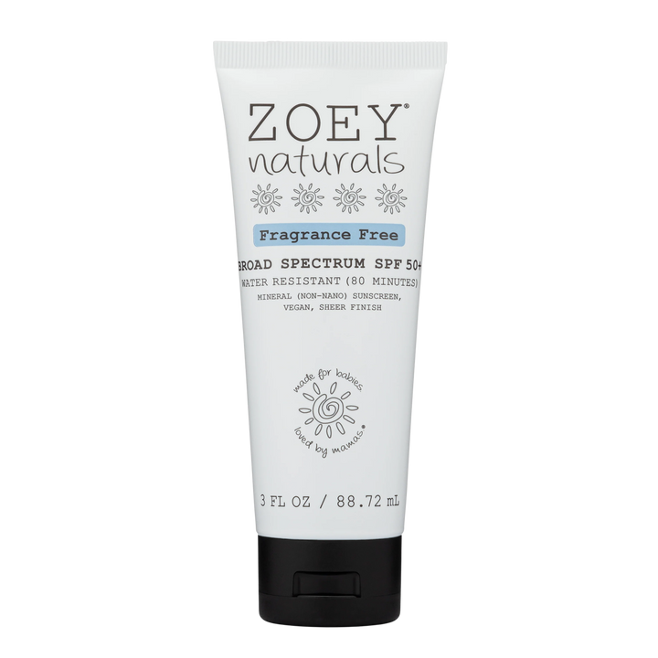 Zoey Naturals SPF 50+ Sheer Finish Mineral Sunscreen 3oz