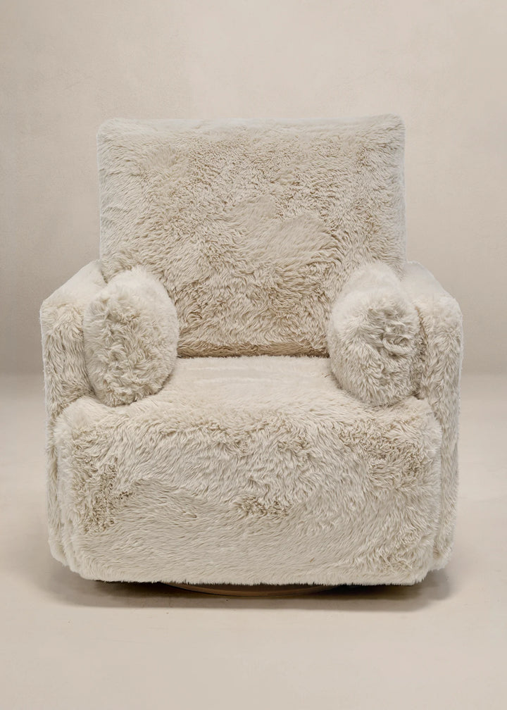 Oilo - Ollie: a Chair and a Half Swivel Nursery Glider -Aussie