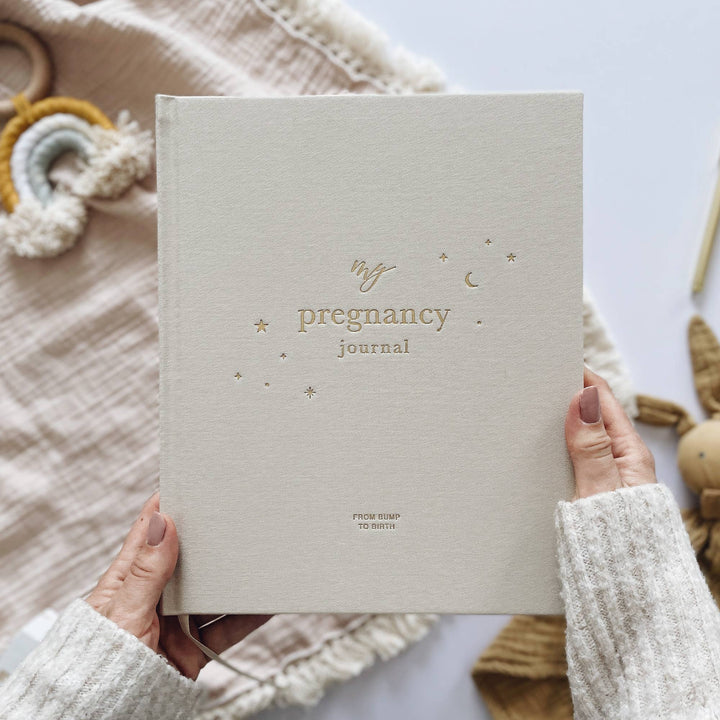 Blush and Gold Pregnancy Journal  -  Ivory