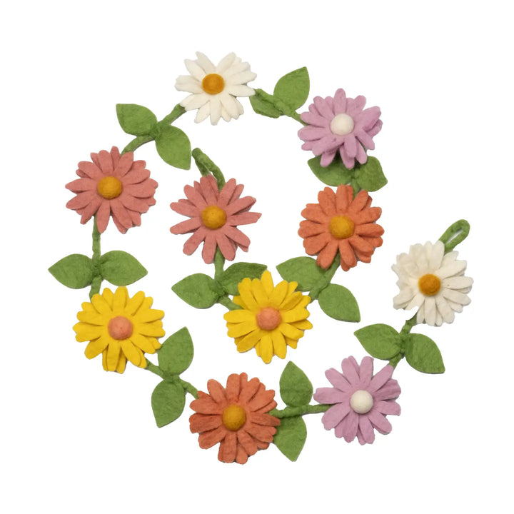 Winding Road Garland - Pastel Daisy