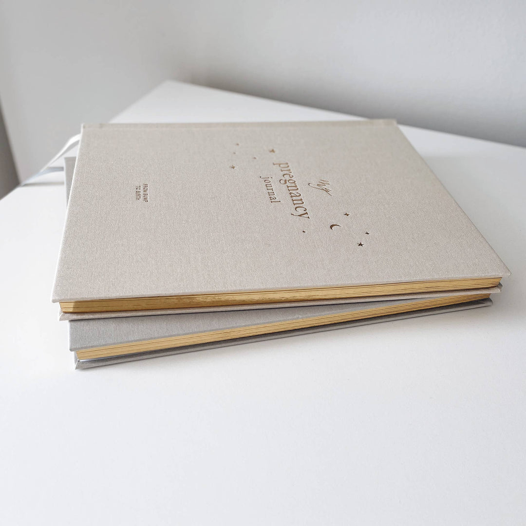 Blush and Gold Pregnancy Journal  -  Ivory