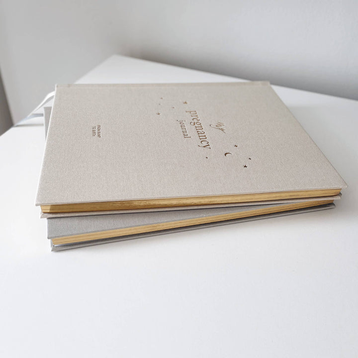 Blush and Gold Pregnancy Journal  -  Ivory