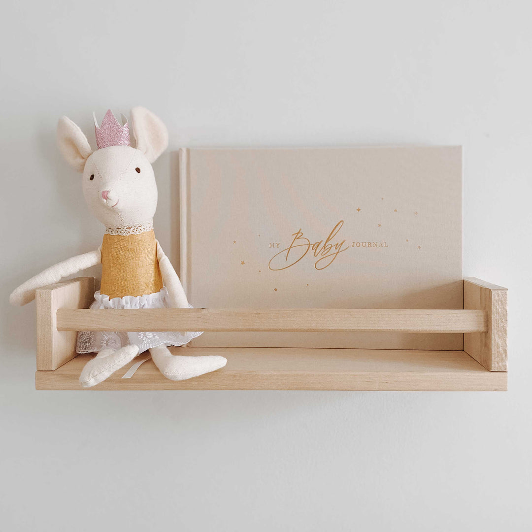 Blush and Gold My Baby Journal Newborn Keepsake Memory Book Gift