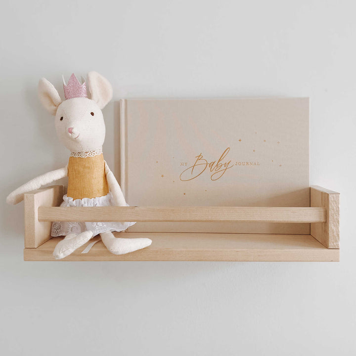 Blush and Gold My Baby Journal Newborn Keepsake Memory Book Gift