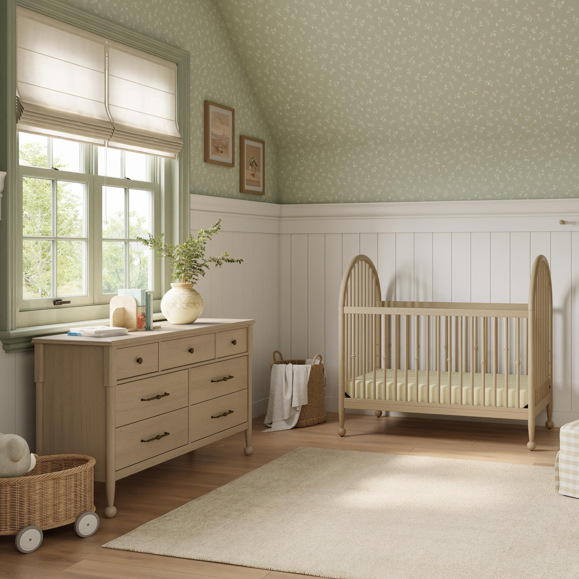 Namesake Alouette 3-in-1 Convertible Spindle Crib – Baby Grand