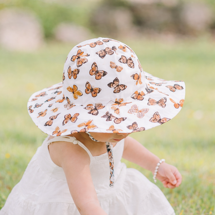 Huggalugs Baby & Toddler Sunhat UPF 50+ - Butterflies