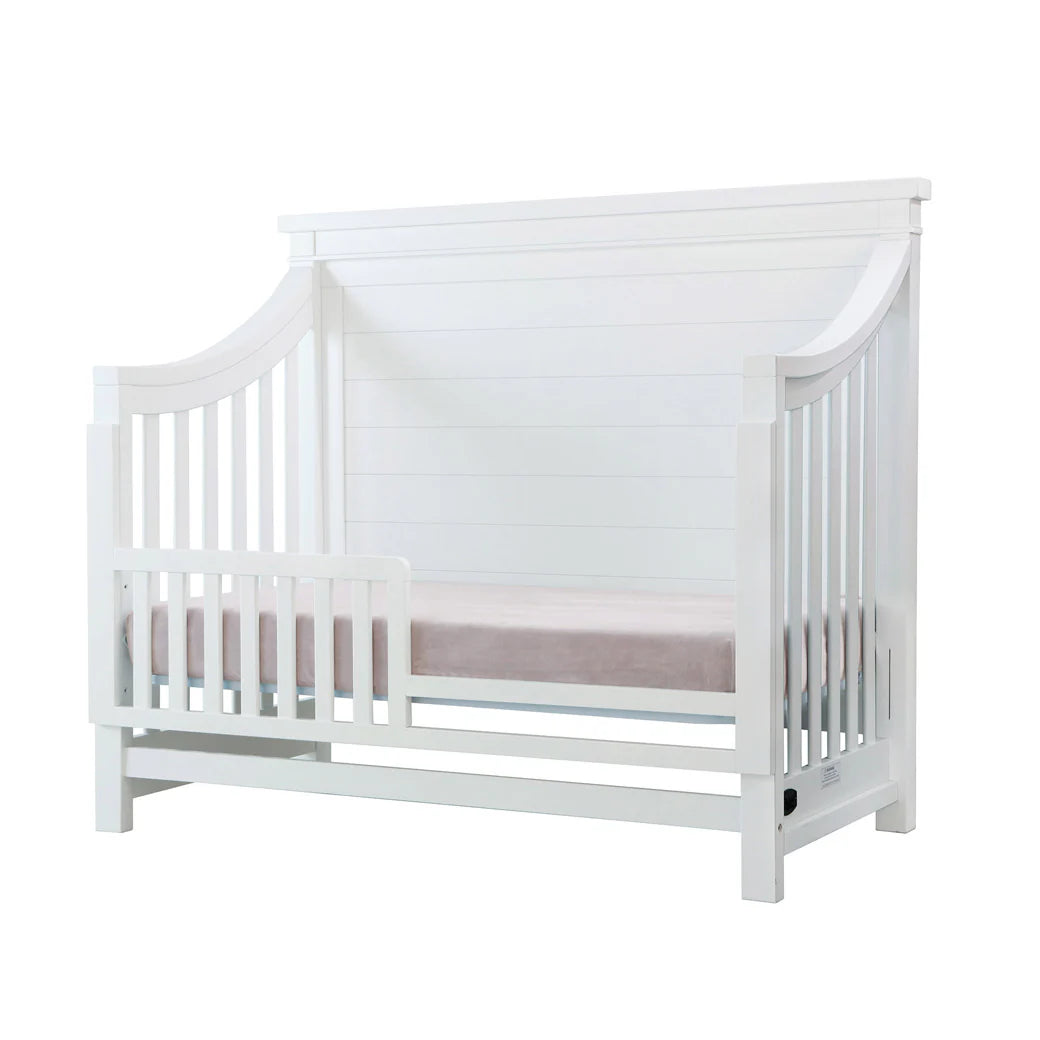 Baby Appleseed Rowan Flat Top Convertible Crib - Pure White