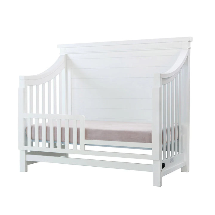 Baby Appleseed Rowan Flat Top Convertible Crib - Pure White