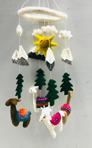 Felted Handmade Hanging Mobiles