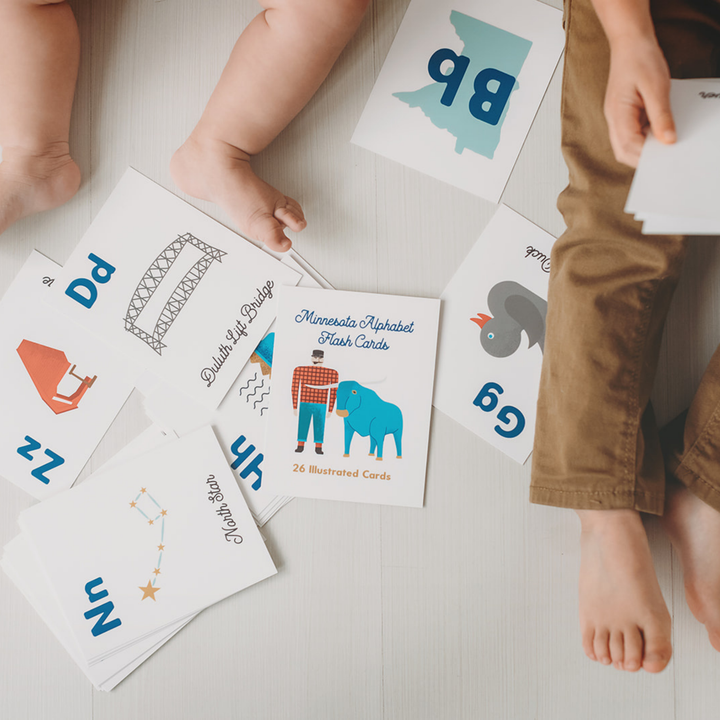 Children's Minnesota Alphabet Flash Cards