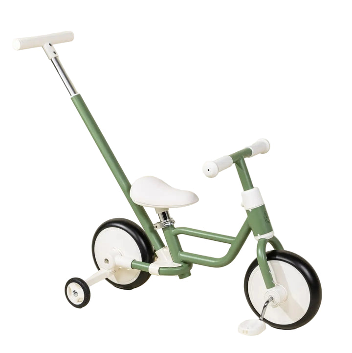 Coco Village 4-in-1 Tricycle with Push Handle & Training Wheels