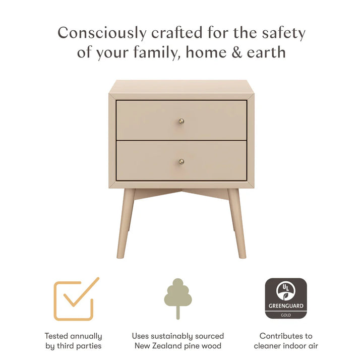 Babyletto Palma Nightstand w/ USB Port