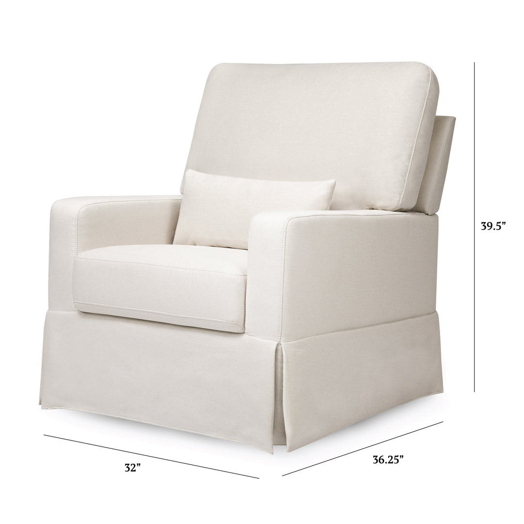 Namesake Crawford Pillowback Comfort Swivel Glider