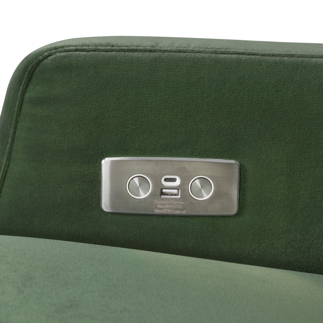 Namesake Crewe Electronic Recliner and Swivel Glider