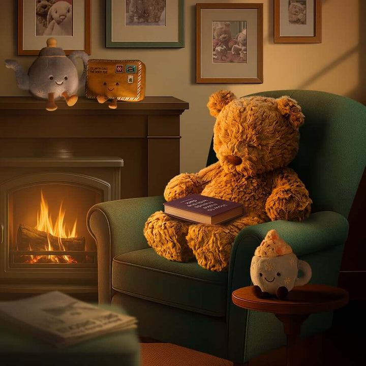 Jellycat Bartholomew Bear and the Snow Giants Book and Medium Bear Plush Set