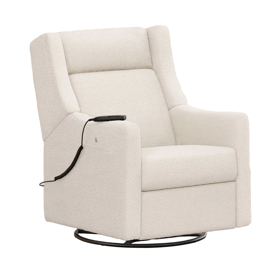 BabyLetto Kiwi Deluxe Power Recliner and Swivel Glider with Heat and Massage