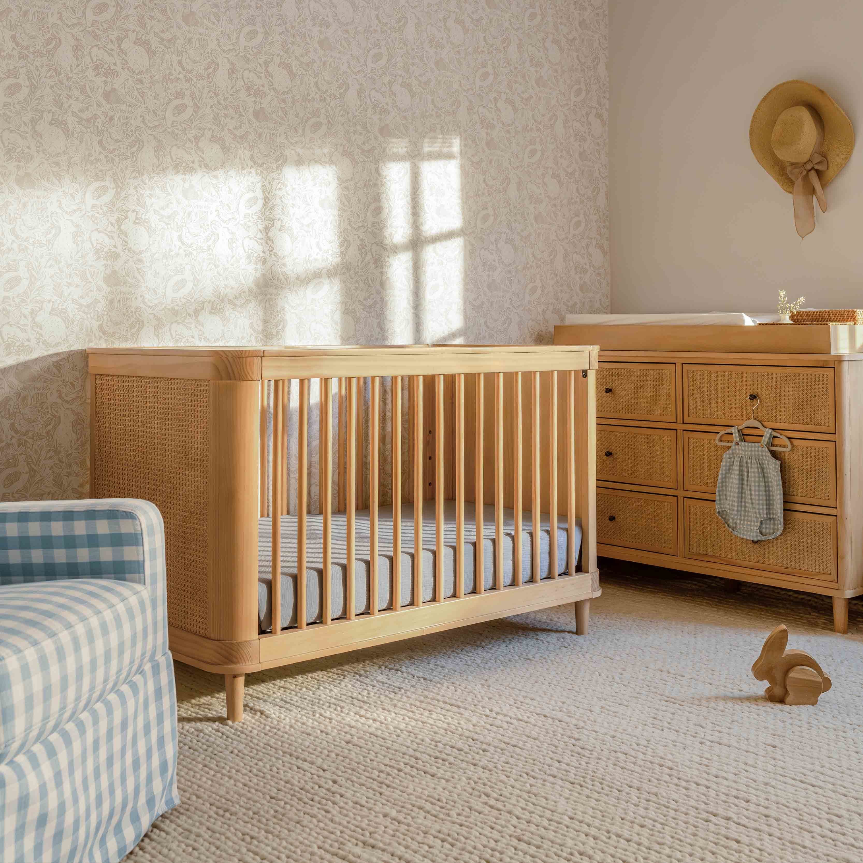 Namesake Marin with Cane 3-in-1 Convertible Crib – Baby Grand