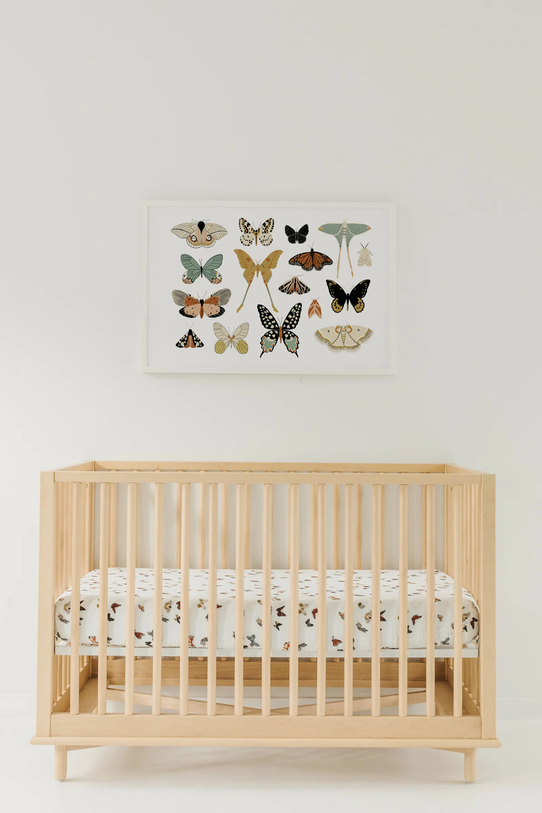 Clementine Kids Butterfly Migration Crib Sheet