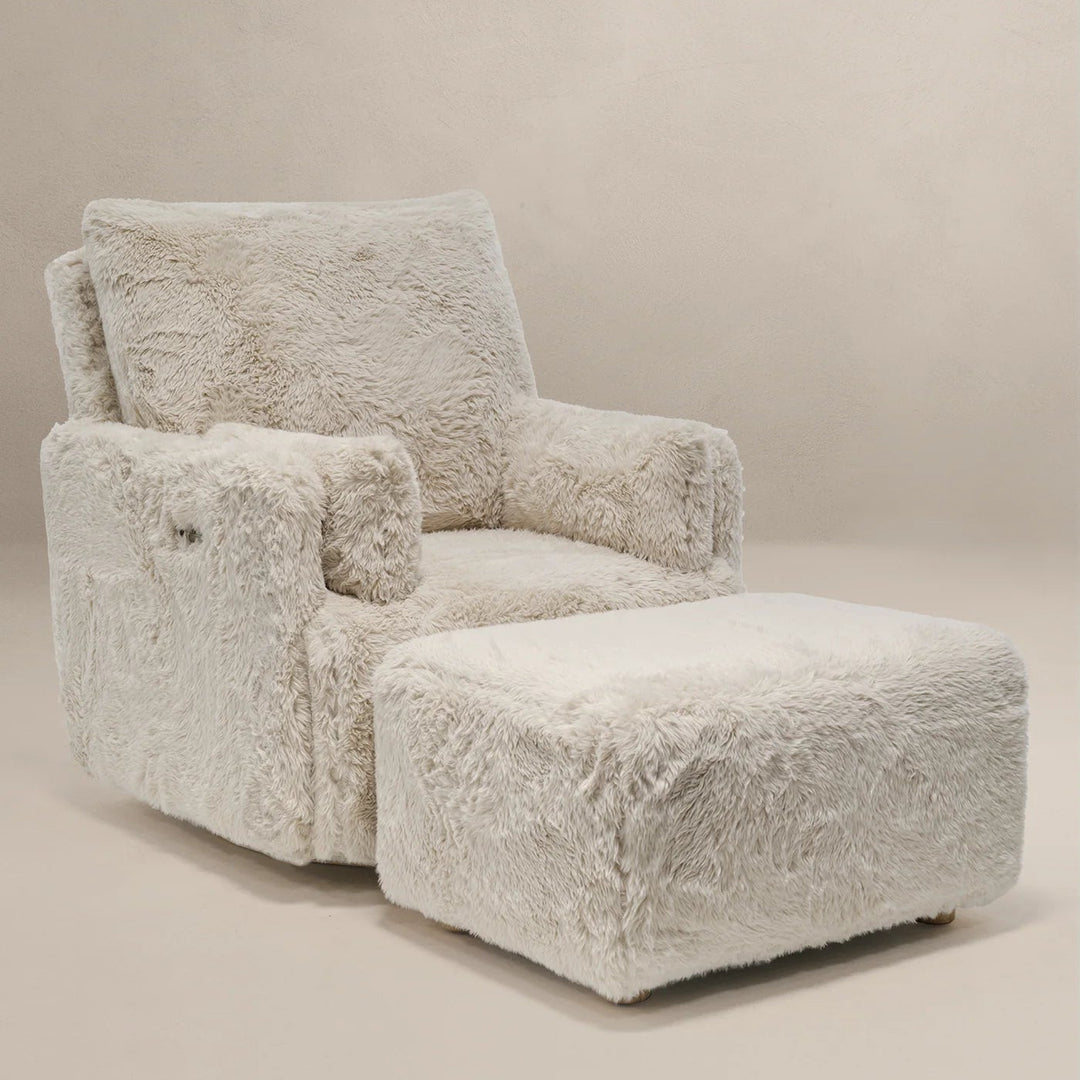 Oilo - Ollie: a Chair and a Half Swivel Nursery Glider -Aussie