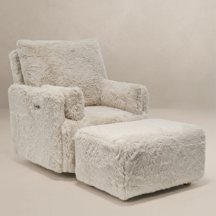 Oilo - Ollie: a Chair and a Half Swivel Nursery Glider -Aussie