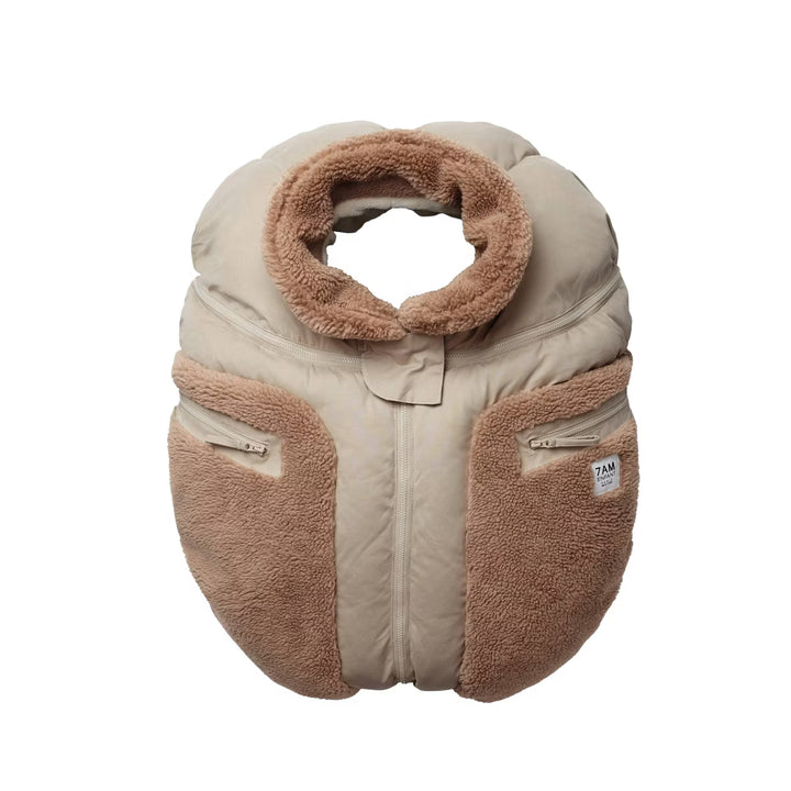 7 A.M. Car Seat Cocoon - Oat Cacao