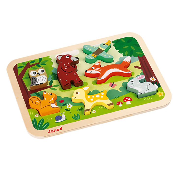 Janod  Forest Wood Chunky Puzzle