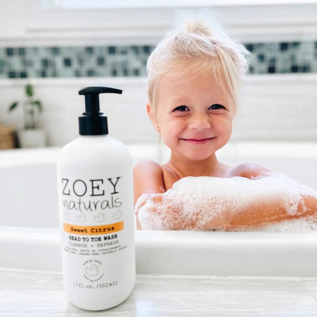 Zoey Naturals Sweet Citrus Head to Toe Wash