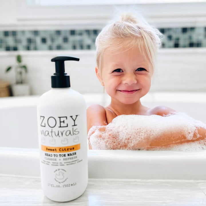 Zoey Naturals Sweet Citrus Head to Toe Wash