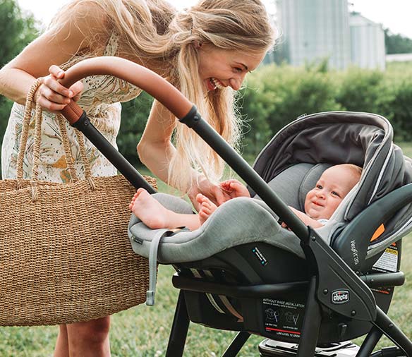 Chicco KeyFit Max Zip ClearLux Infant Car Seat - Verona