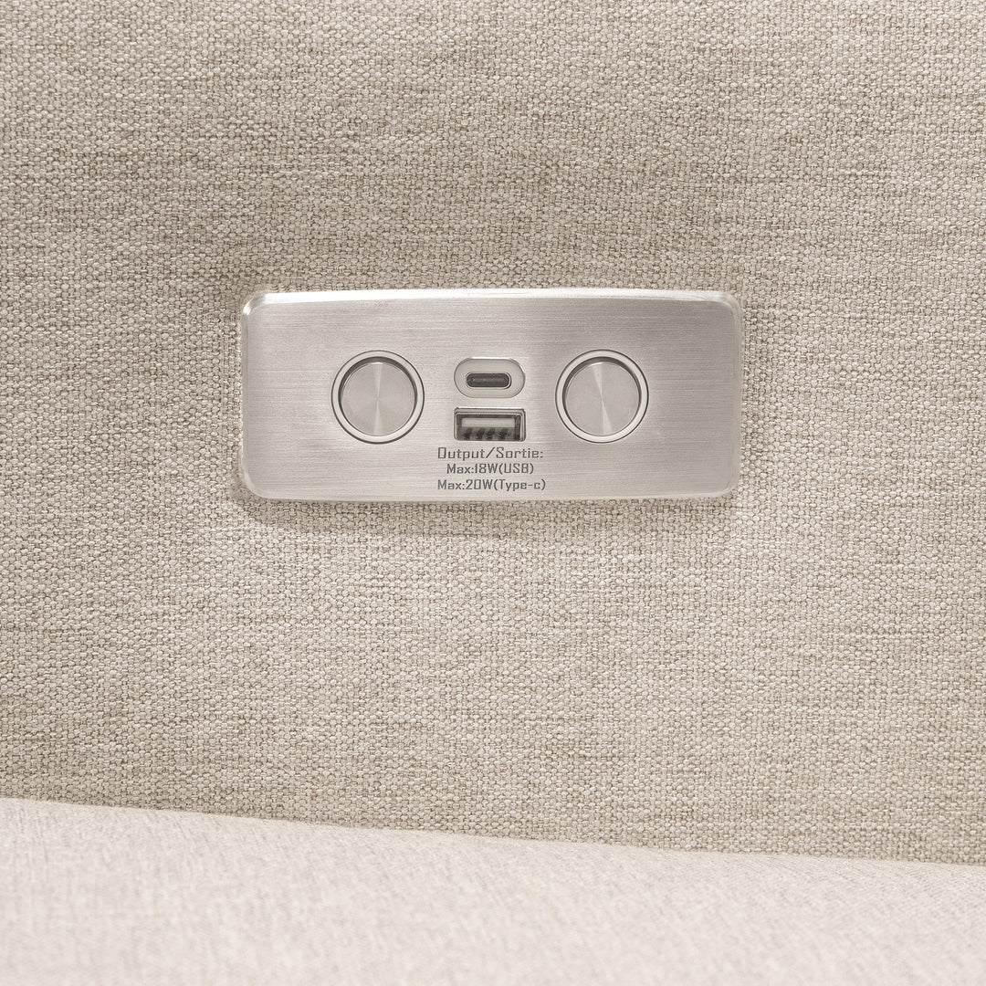 Babyletto Sigi Electronic Recliner and Glider with USB Port