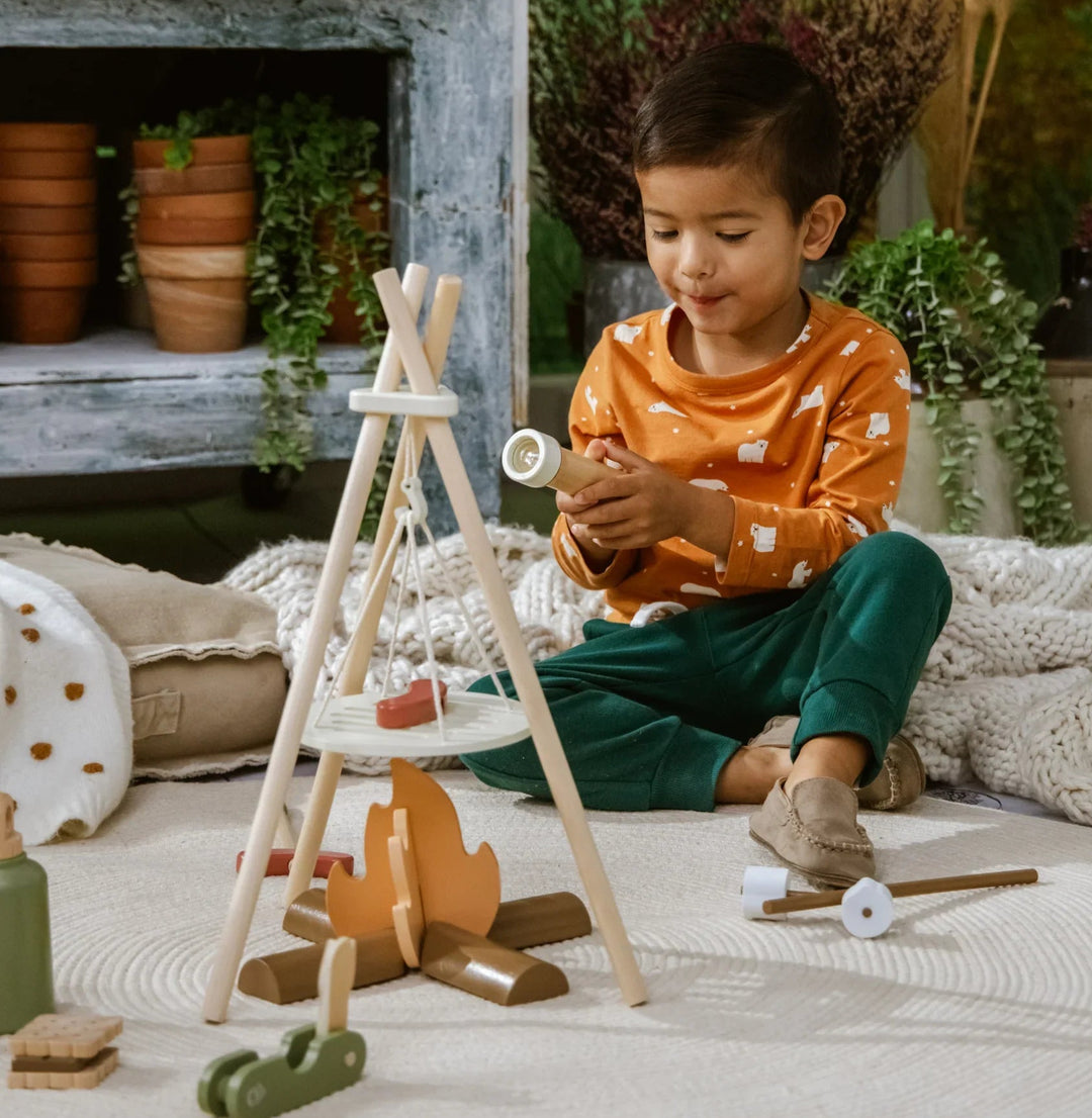 Coco Village Wooden Camping Playset