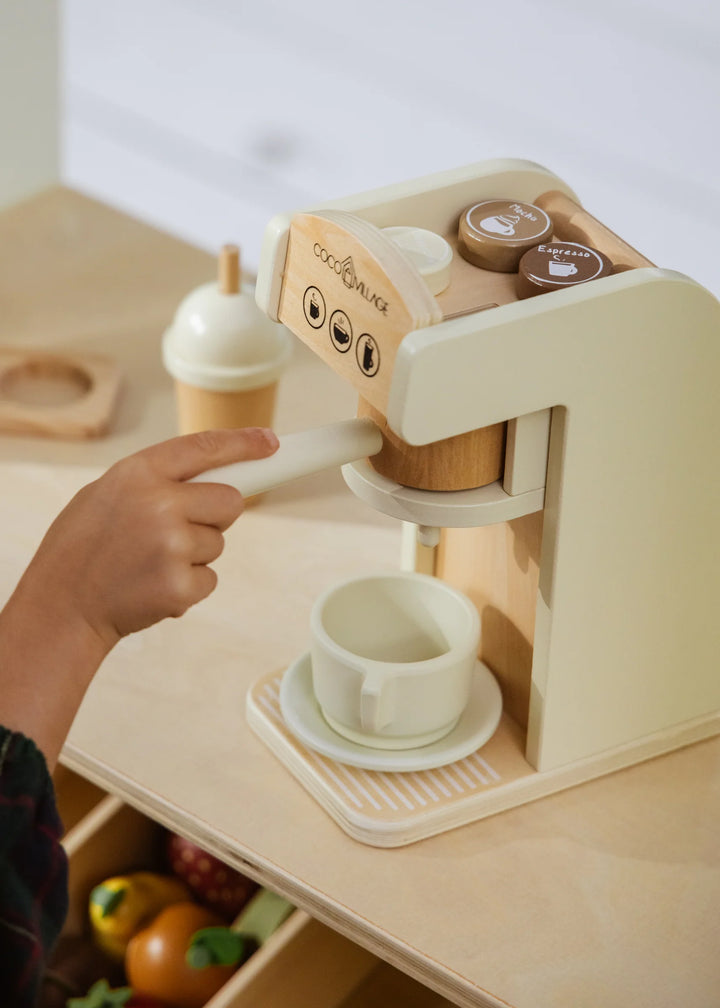 Coco Village Wooden Coffee Maker Playset