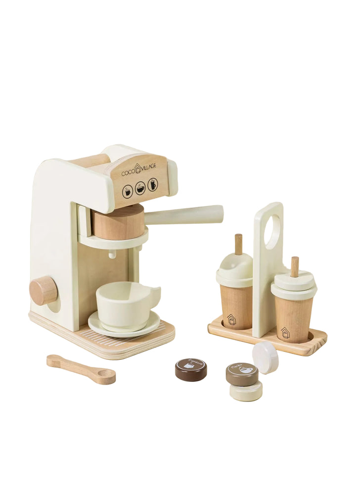 Coco Village Wooden Coffee Maker Playset